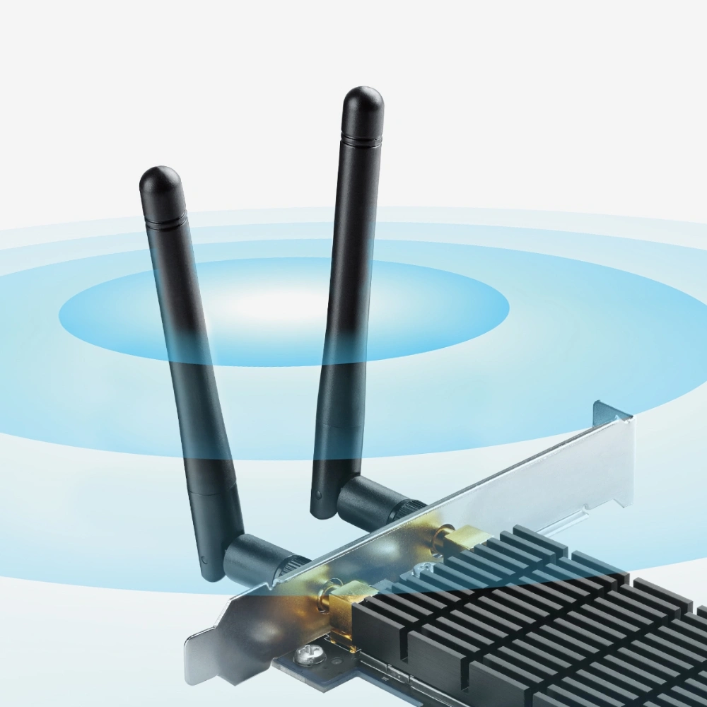 TP-Link AC1300 Wireless Dual Band PCI Express Adapter (Archer T6E) view 4